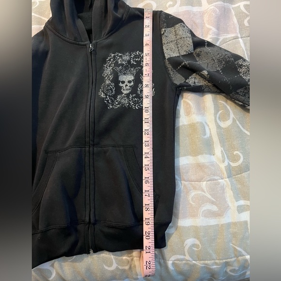 Queen Skull Hoodie Jacket - Picture 10 of 11